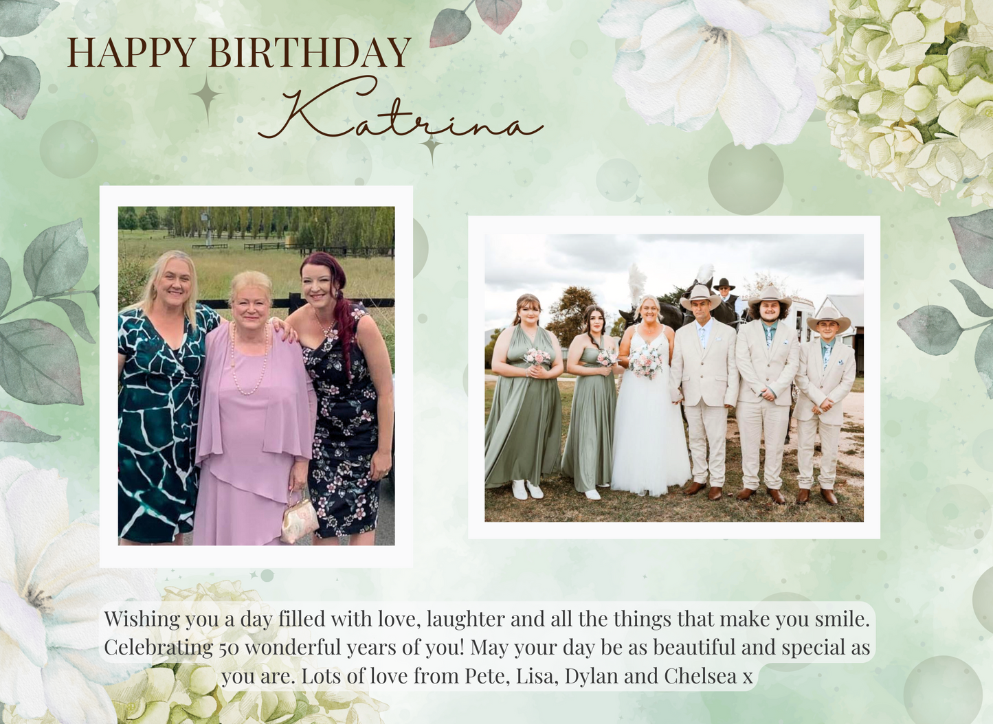 Birthday Keepsake